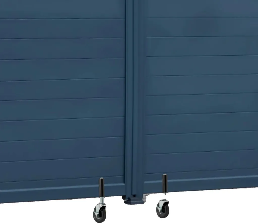Système de roulement pour porte de grange et atelier, métal 100 kg