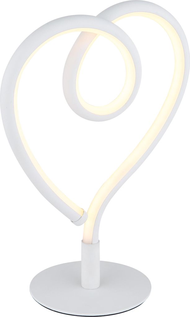 GLOBO Lighting Tischleuchte AMORE LBH 16x10x23.50 cm bunt Tischlampe