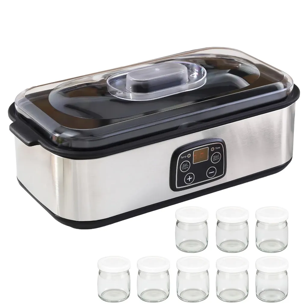 Yaourtière familiale pour yaourts et fromages frais faits maison 8 pots