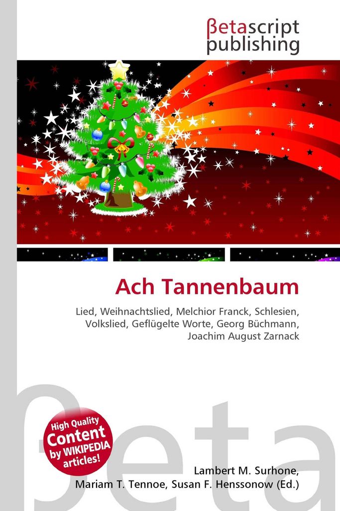 Ach Tannenbaum