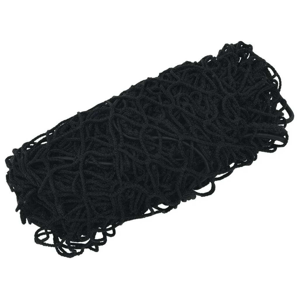 vidaXL Rete per rimorchi con corda elastica nera 4,5x2,5 m PP