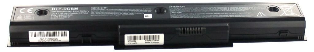 Akku für Medion MSN: 40036339 Li-Ion 14,4 Volt 4400 mAh schwarz