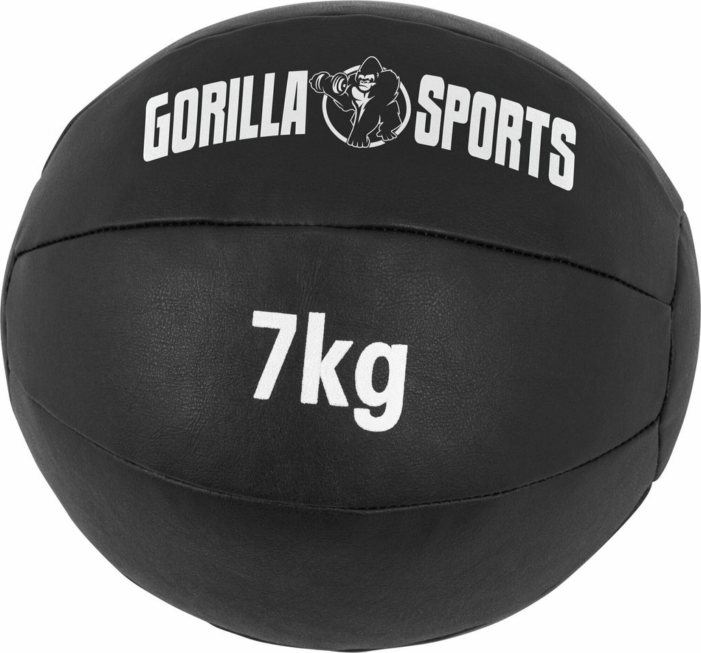 GORILLA SPORTS® Medizinball - 7kg Gewichte, 29cm, aus Produktbild 