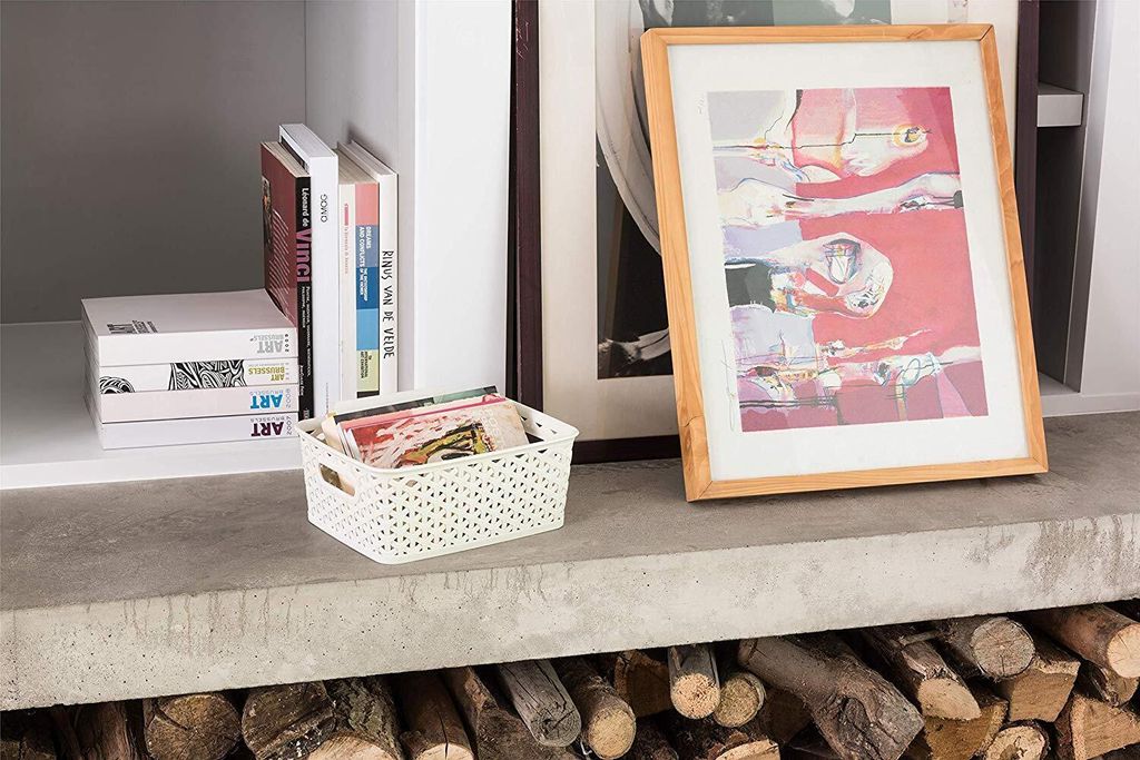 4 Stück Aufbewahrungsbox Aufbewahrungskorb Kunststoff Produktbild 4