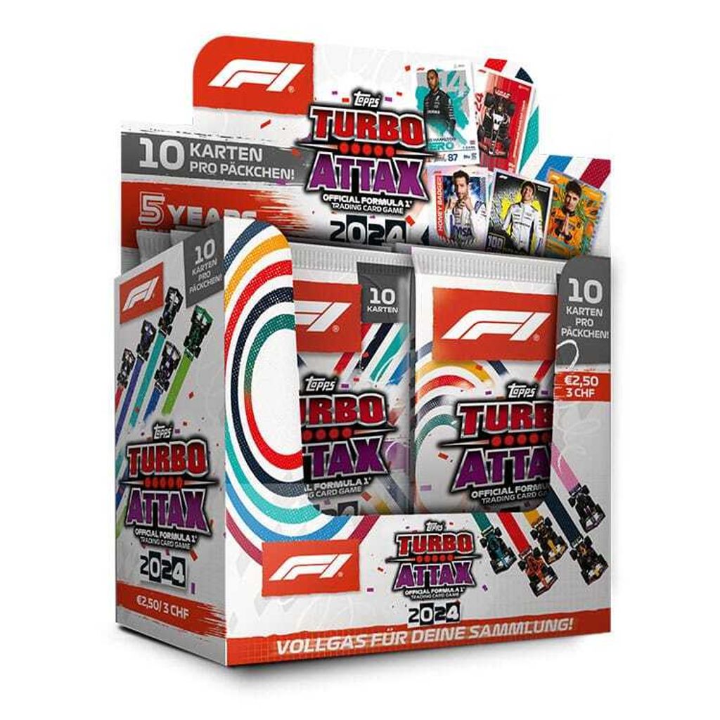 Topps - Turbo Attax Formal 1 2024 - 1 Display (24 Booster)