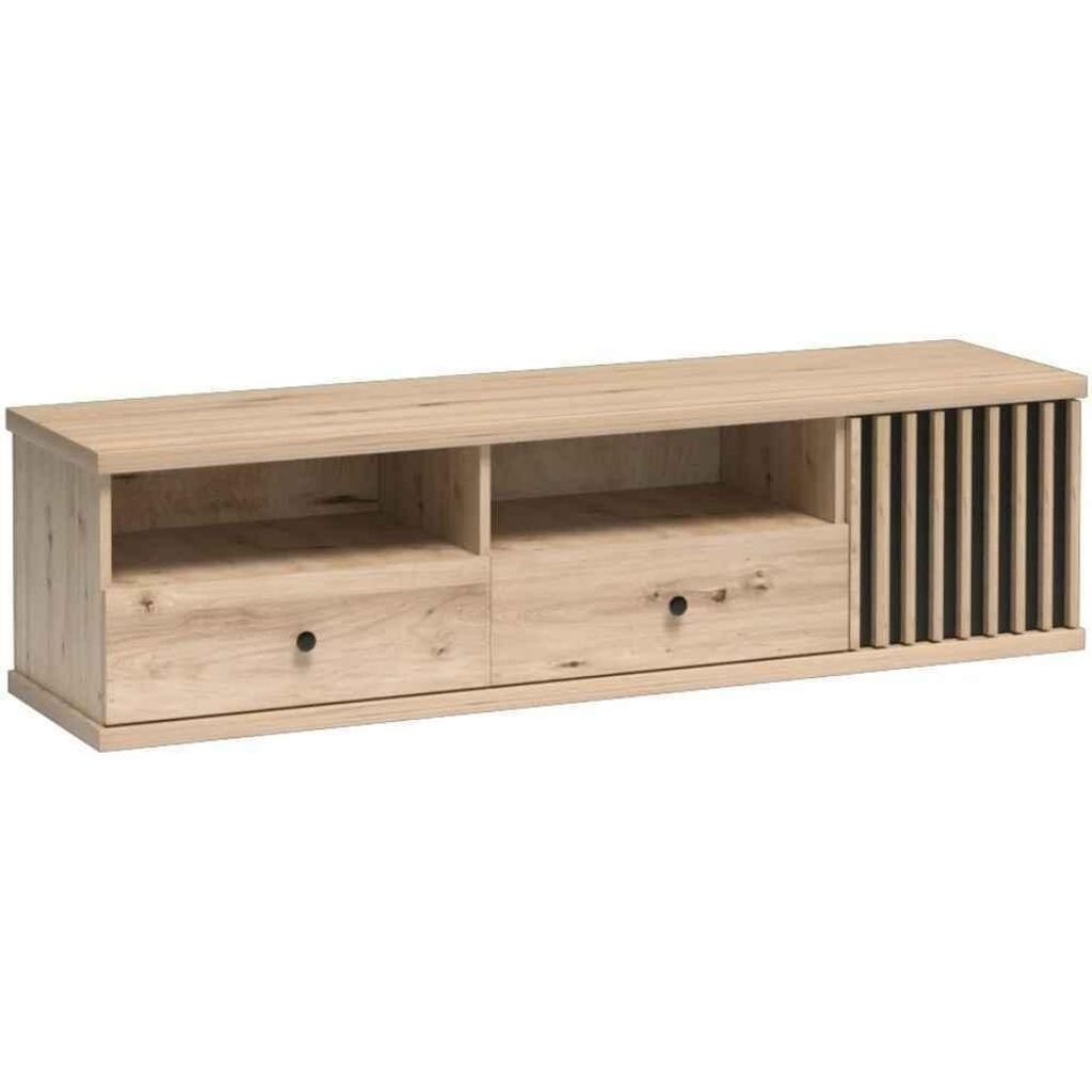 TV-Schrank mit 2 Schubladen ohne Metallbeinen CAYA C-6, Artisan