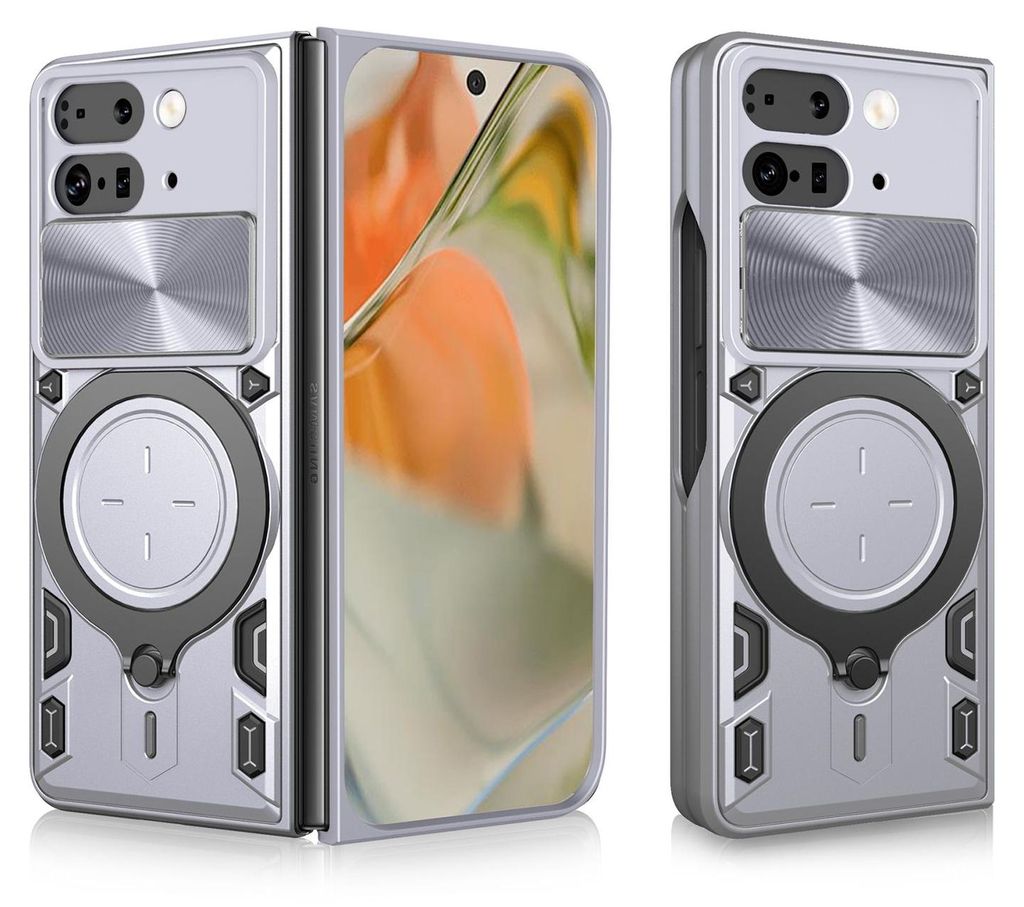 Für Google Pixel 9 Pro Fold CD Textur Sliding Kamera TPU / Produktbild 