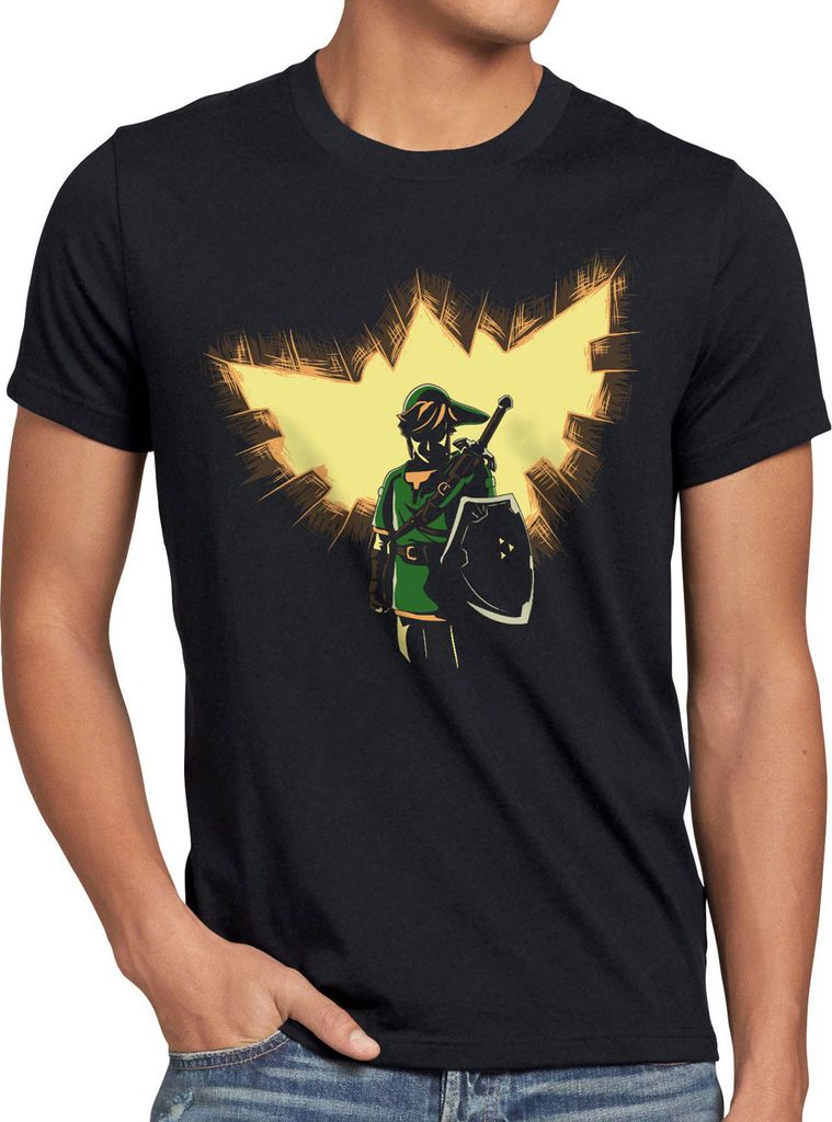 style3 Link T-Shirt Herrensnes legend