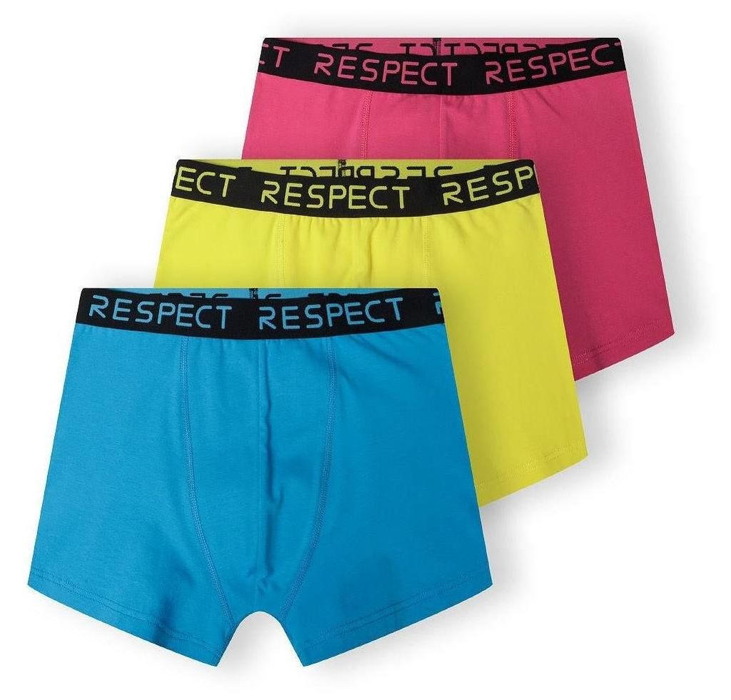 Minoti Boxershorts Baumwolle 3er Pack Blau Gr. Small für Jungen