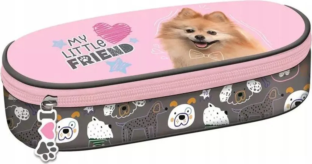 Astuccio a bustina imbottito con patta interna Sweet Pomeranian My Little Friend Majewski - 2