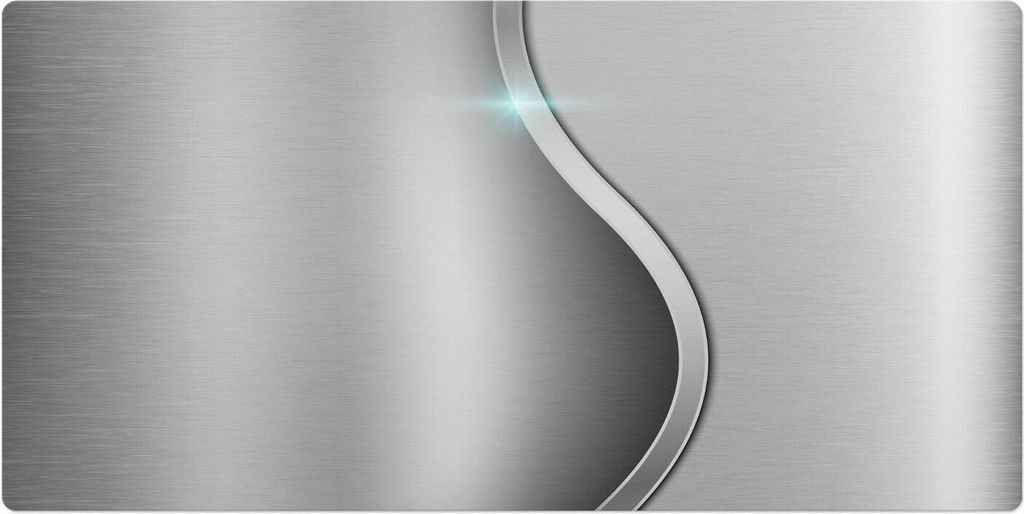 Metallische Welle– Schreibtischunterlage – Schreibtisch Tischunterlage – 100x50 cm – Unterlage Groß Schreibtischmatte