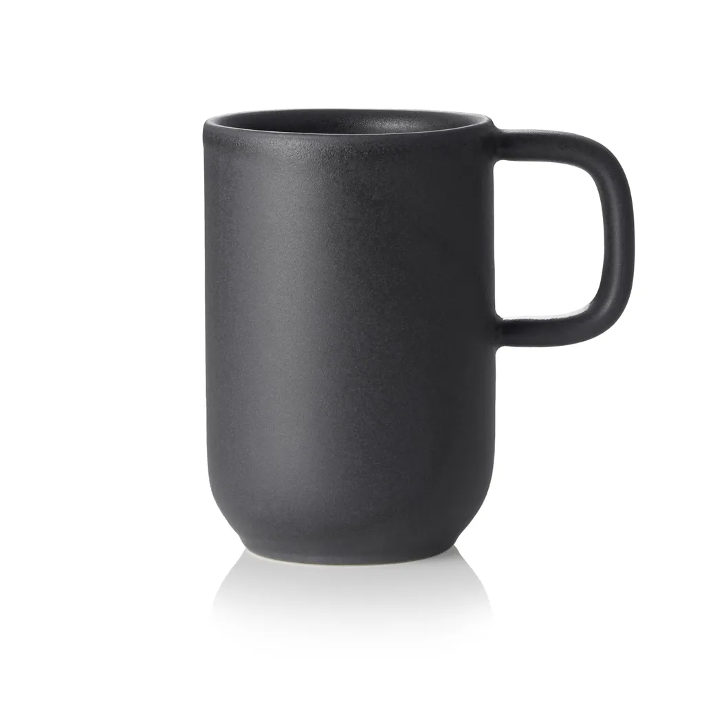 Mug Rockzzero One Midnight 370ml - Design Minimalista Nero Materico