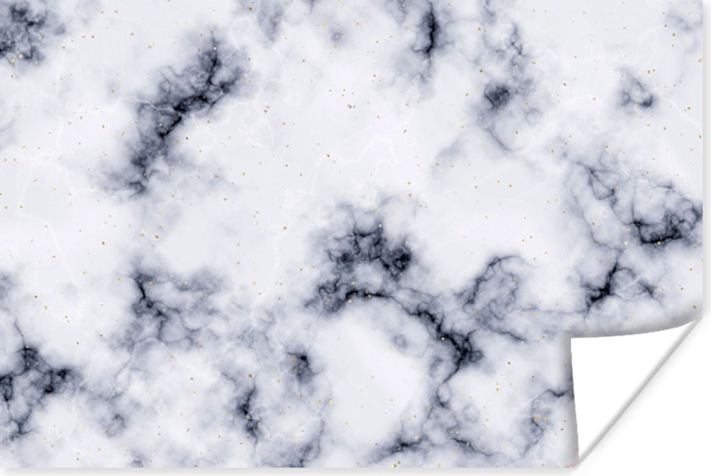 MuchoWow Poster Marmor - Achatgeode - Stein 180x120 cm - Fotoplakat