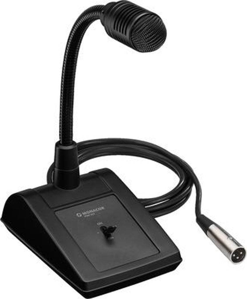 MONACOR PDM-302PTT Microfono dinamico da tavolo Immagine del prodotto 