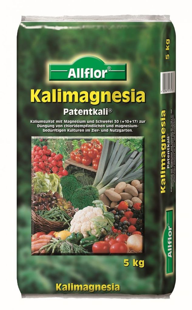 Allflor Kalimagnesia Dünger 5 kg mineralisch mit Produktbild 