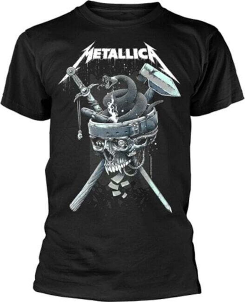 Metallica History White Logo Black M Koszulka Zdjęcie produktu 