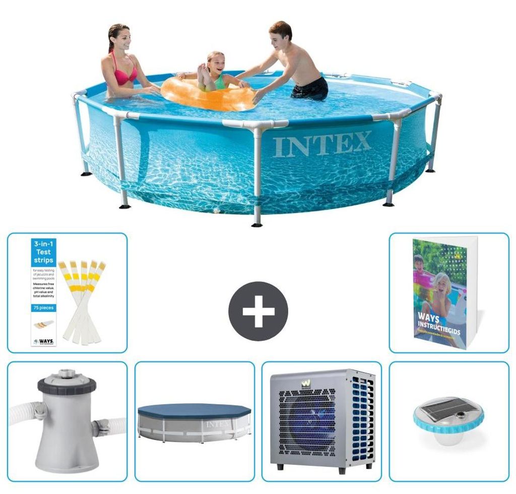 Frame Pool Rund - 305x76 cm - 7-teilig S175