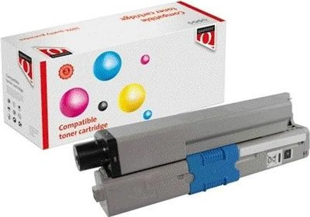 Toner Noir Quantore compatible avec Oki 44469803 pour imprimantes C310