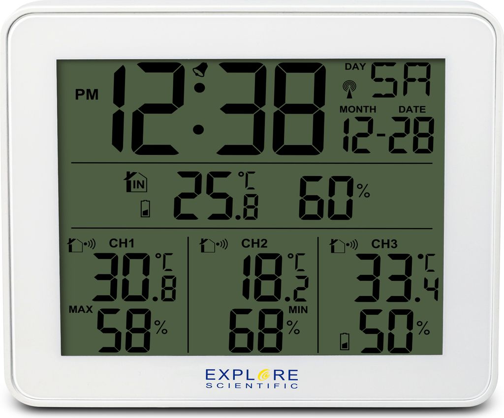 Explore Scientific WSH4003 Station météo blanche Image du produit 