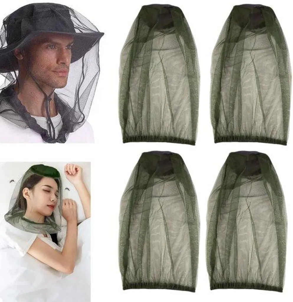 Kit de moustiquaires 4 pièces ultra-légères pour lit et bivouac outdoor