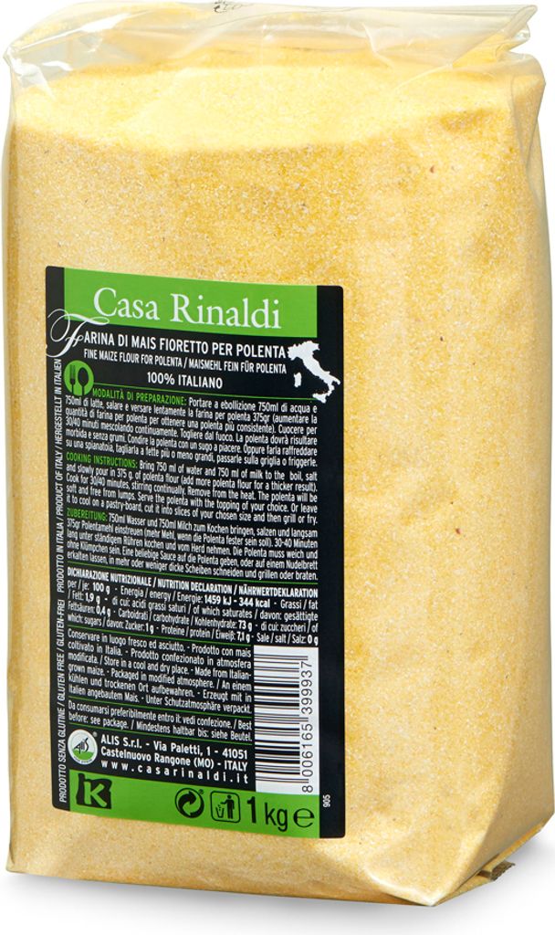 Casa Rinaldi Farine de maïs pour polenta finement moulue en Image du produit 