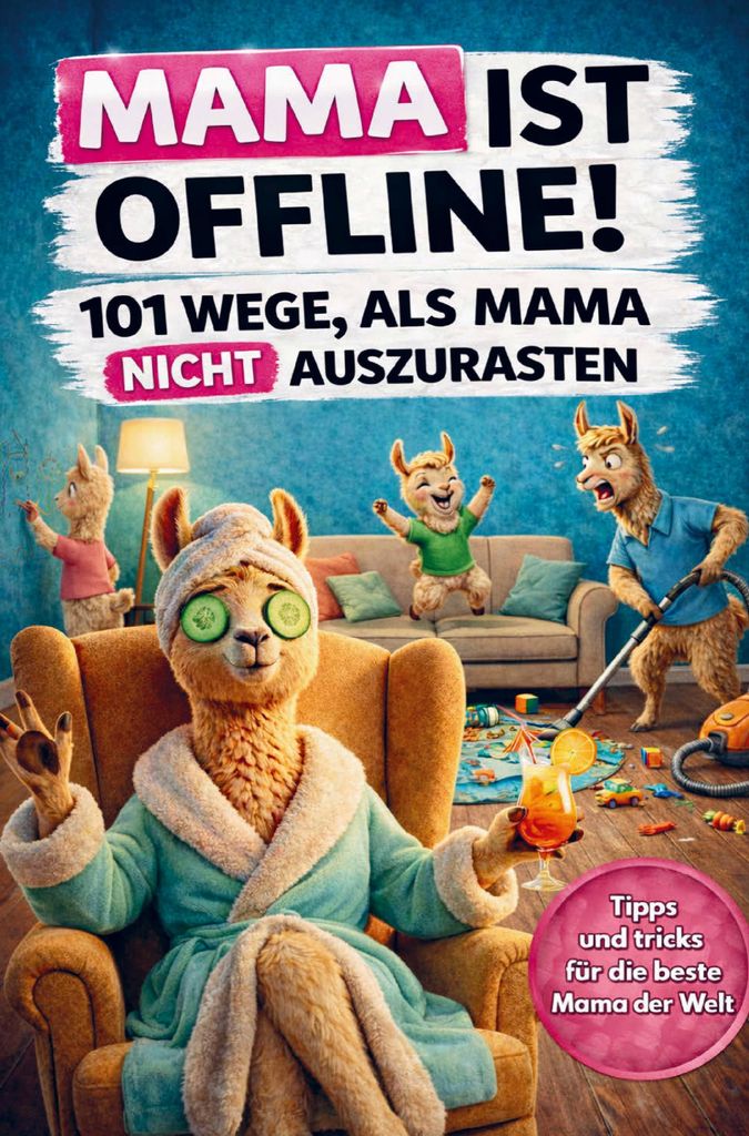 Mama ist offline! 101 Wege, als Mama nicht auszurasten: Das lustige Geschenkbuch für Mütter, die schon alles haben – vor allem eine ordentliche...