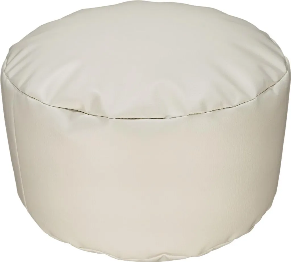 Sac de siège RELAX POUF beige en velours côtelé - Pouf de salon confort