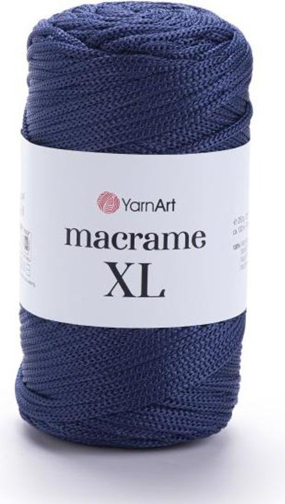 Sznurek poliestrowy YarnArt Macrame XL 3mm 162 / ciemny Zdjęcie produktu 
