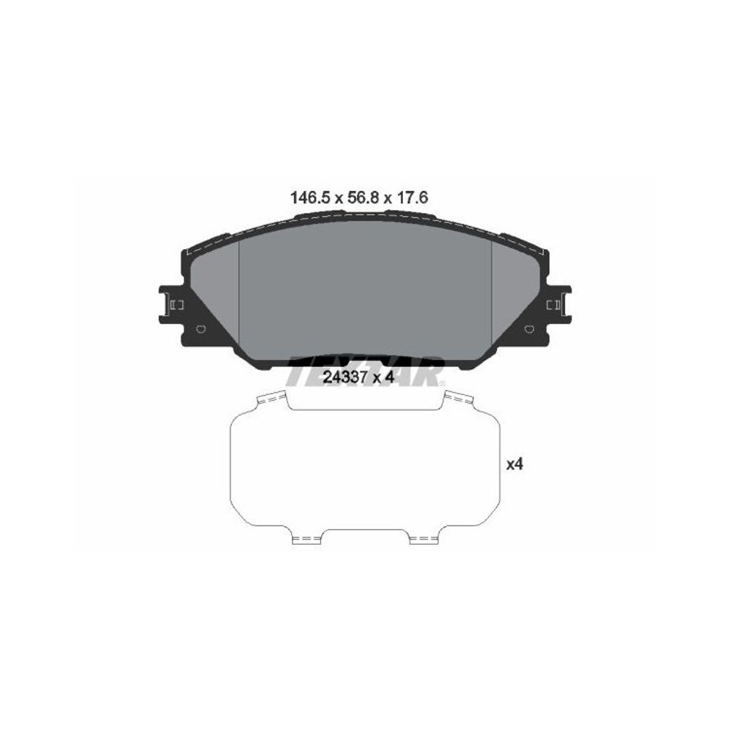 Textar Bremsbeläge vorne für Toyota Auris RAV 4