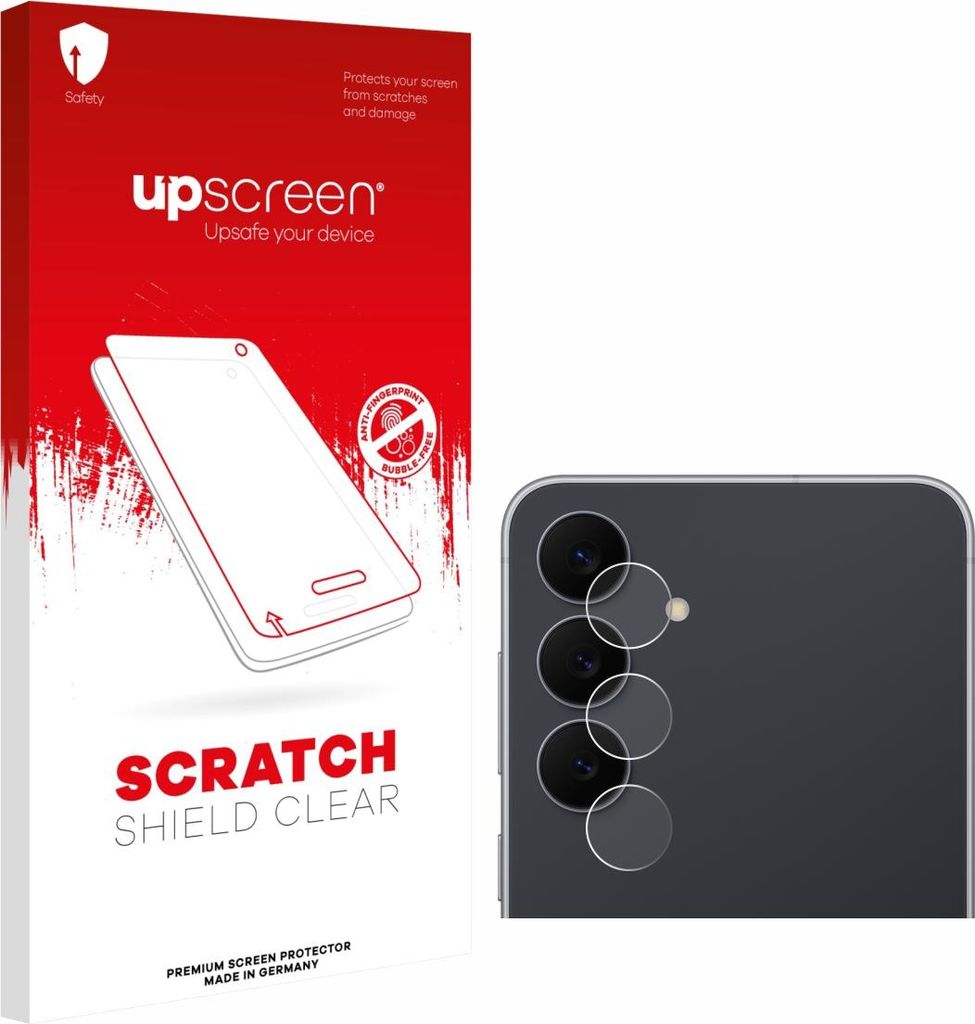 upscreen Schutzfolie für Samsung Galaxy S25 FE Enterprise Edition (NUR Kameraschutz) Displayschutz Displayschutzfolie Folie Klar Transparent