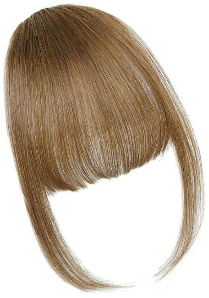 Clip in Bangs - Hellbraun - Haarteil - Fringe Pony - Produktbild 