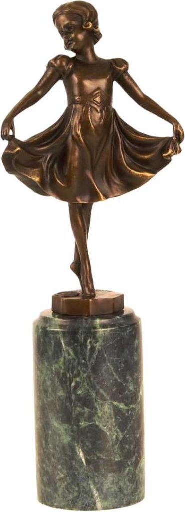 Bronzeskulptur Bronzefigur Namens Lieselotte Mädchen Kleine Tänzerin