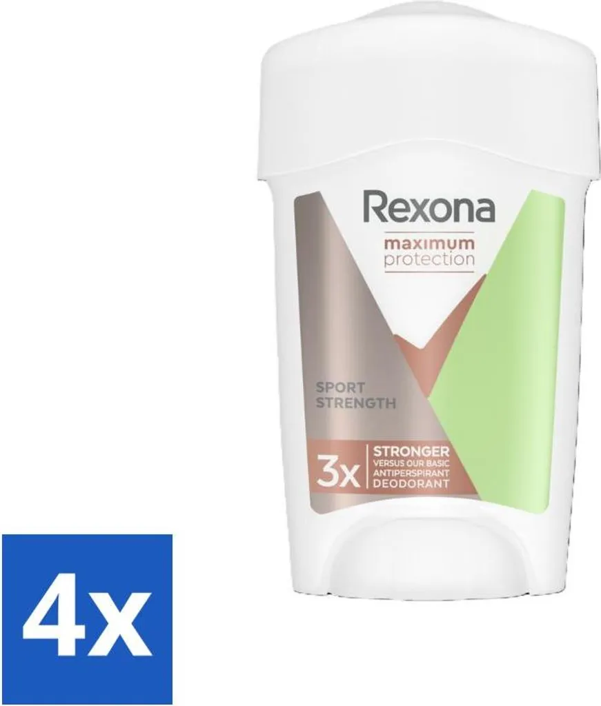 Protection Maximale Rexona Women Sport Strength Déodorant Stick 4 x 45ml