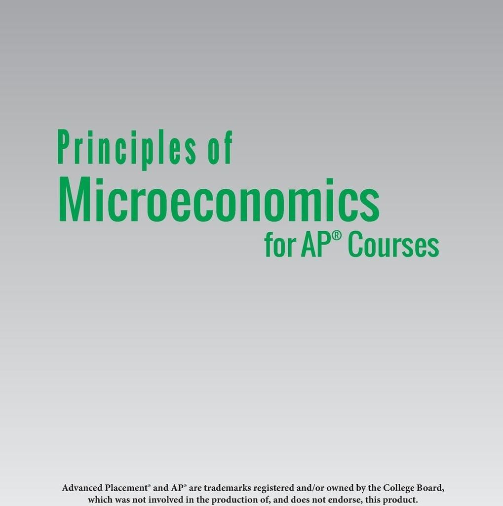 Principles of Microeconomics for AP Courses