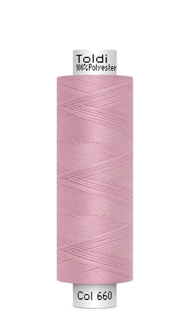 Gütermann Toldi Polyester-Nähgarn No.100, Grau, 1000 M, Für Alle Stoffe Und Haushaltsnähmaschinen
