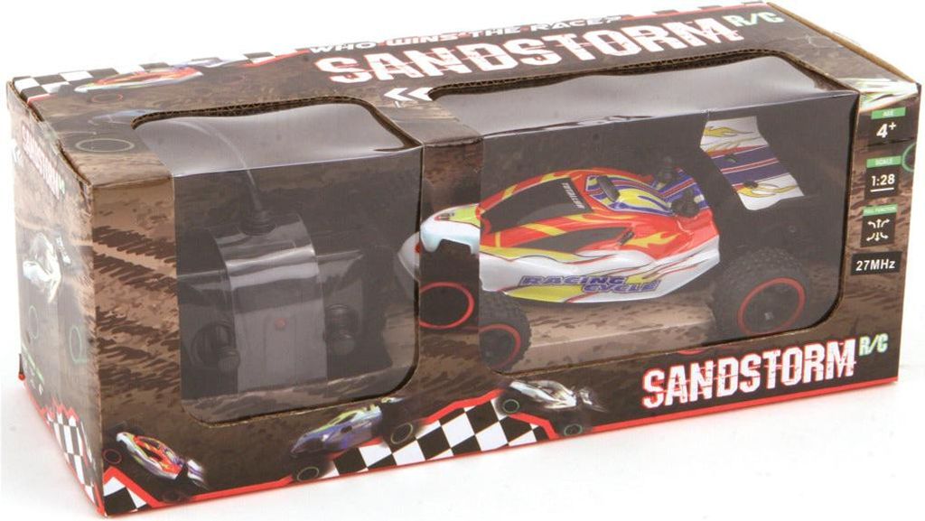 Sandstorm 2-Kanaals 4-Wheel Drive RC Buggy 1:18