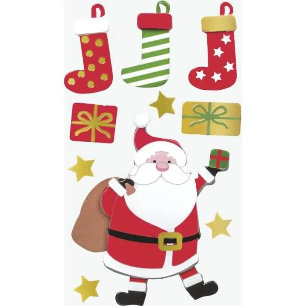 Planche Autocollants Saint-Nicolas Multicolore 7,5x16,5 cm Stick-On's - 3