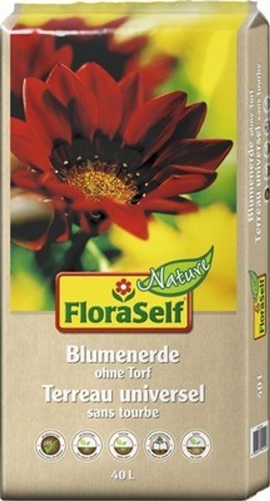 Blumenerde FloraSelf Nature torffrei 40L Kaufland.de