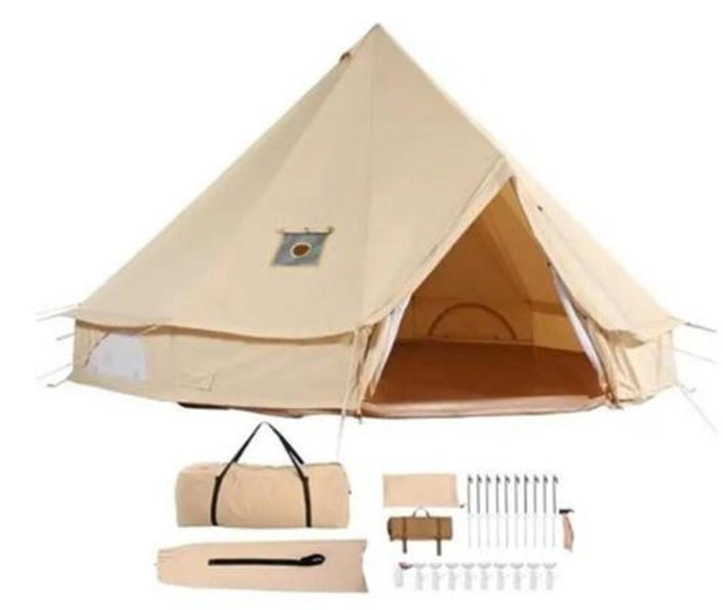 Famanu campingtent - Koepeltent - Diameter 3 meter - Productafbeelding 