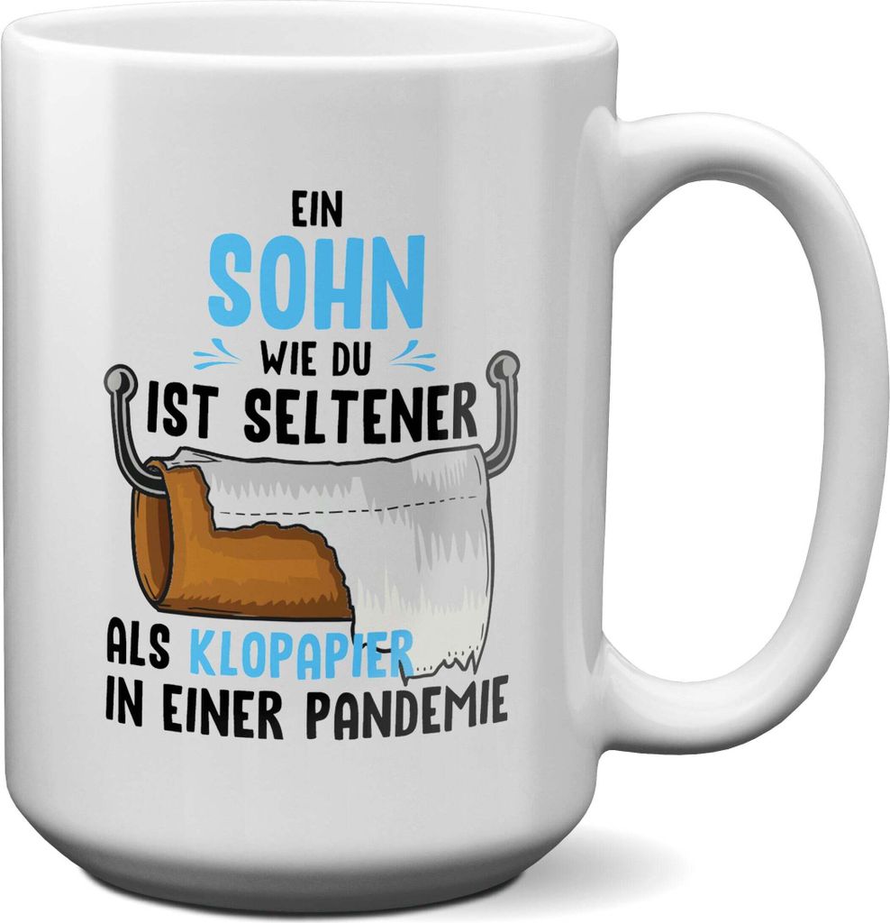 22Feels XL Tasse Sohn Geschenk Geburtstag 18 Jahre Kinder Jungs Abitur Master Uni Abschluss Bachelor Weihnachten Haferl Firmung Konfirmation Teenag...