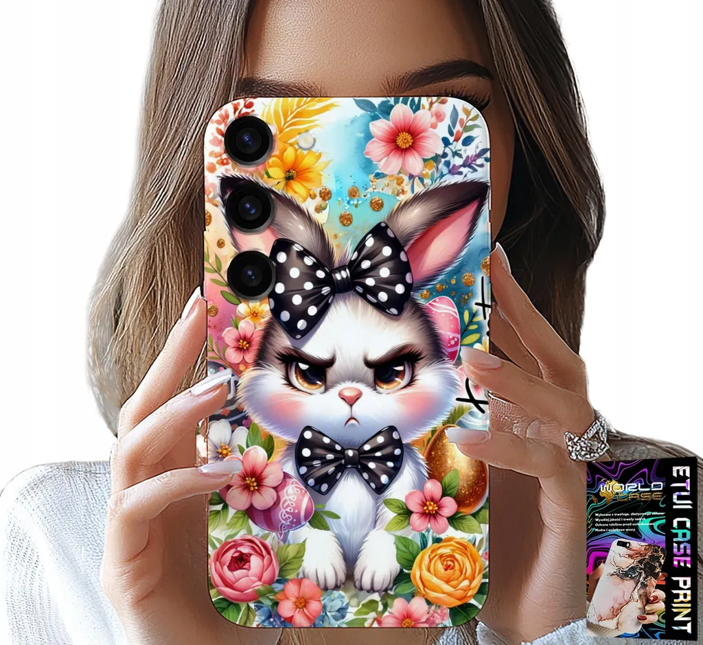 Custodia Per Samsung Galaxy S23 - Coniglio Pasquale, Lepre, Uova + Vetro