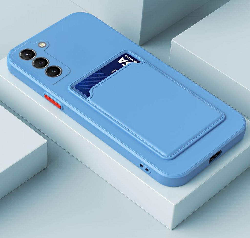 König Design Hülle kompatibel mit Samsung Galaxy S23 Plus Kunststoff Soft Handyhülle - Handy Case Himmelblau