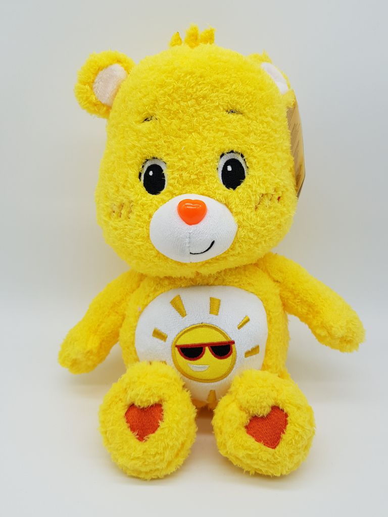 Sonnenscheinbärchi (Funshine Bear) – Care Bears Kuscheltier 32 cm – super soft, flauschig, HQ Glücksbärchis Plüsch