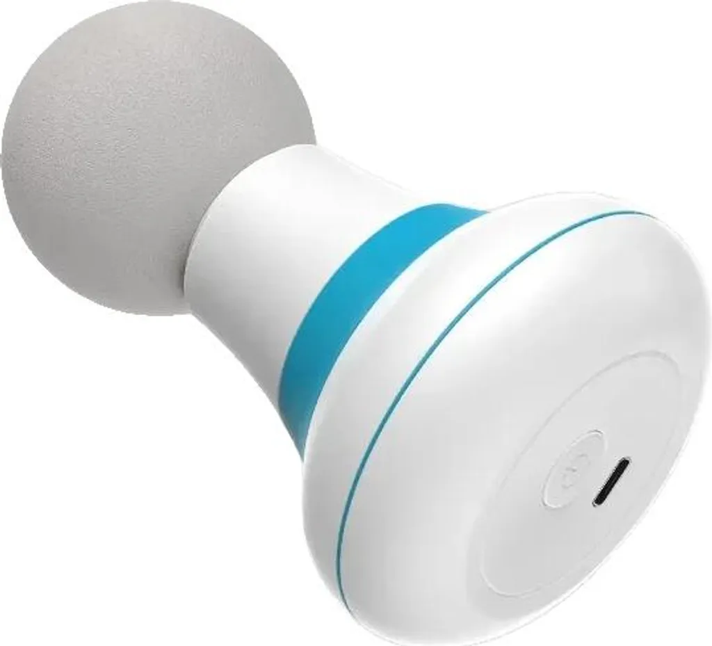 Massaggiatore, 6 livelli di velocità regolabili, design portatile, bianco