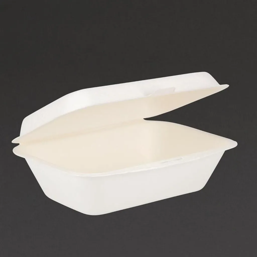 Contenitore Fiesta Compostabile 18,2cm Canna da Zucchero per Take Away