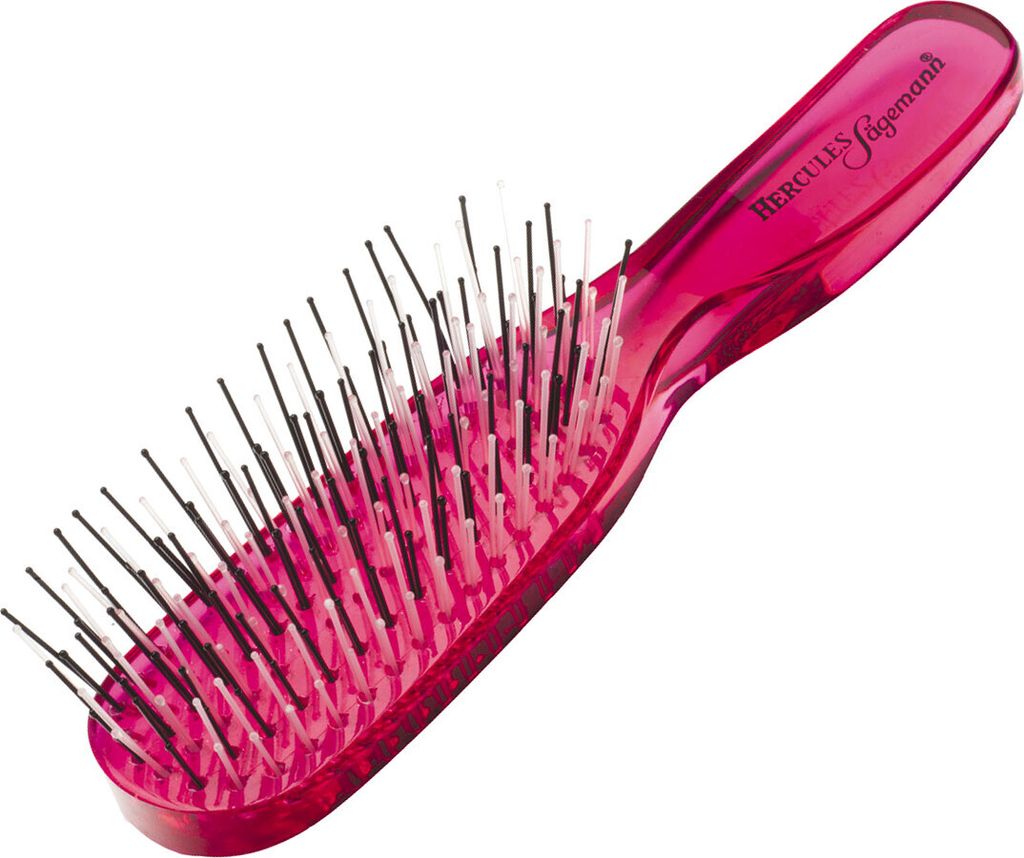 Herculess Sägemann Scalp Brush Piccolo, krachtige roze Productafbeelding 