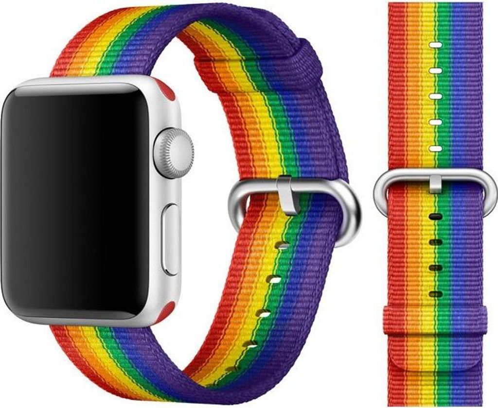 Apple MQ4F2ZM/A, Band, Smartwatch, Mehrfarbig, Apple, Watch Models 38mm Case, Nylon