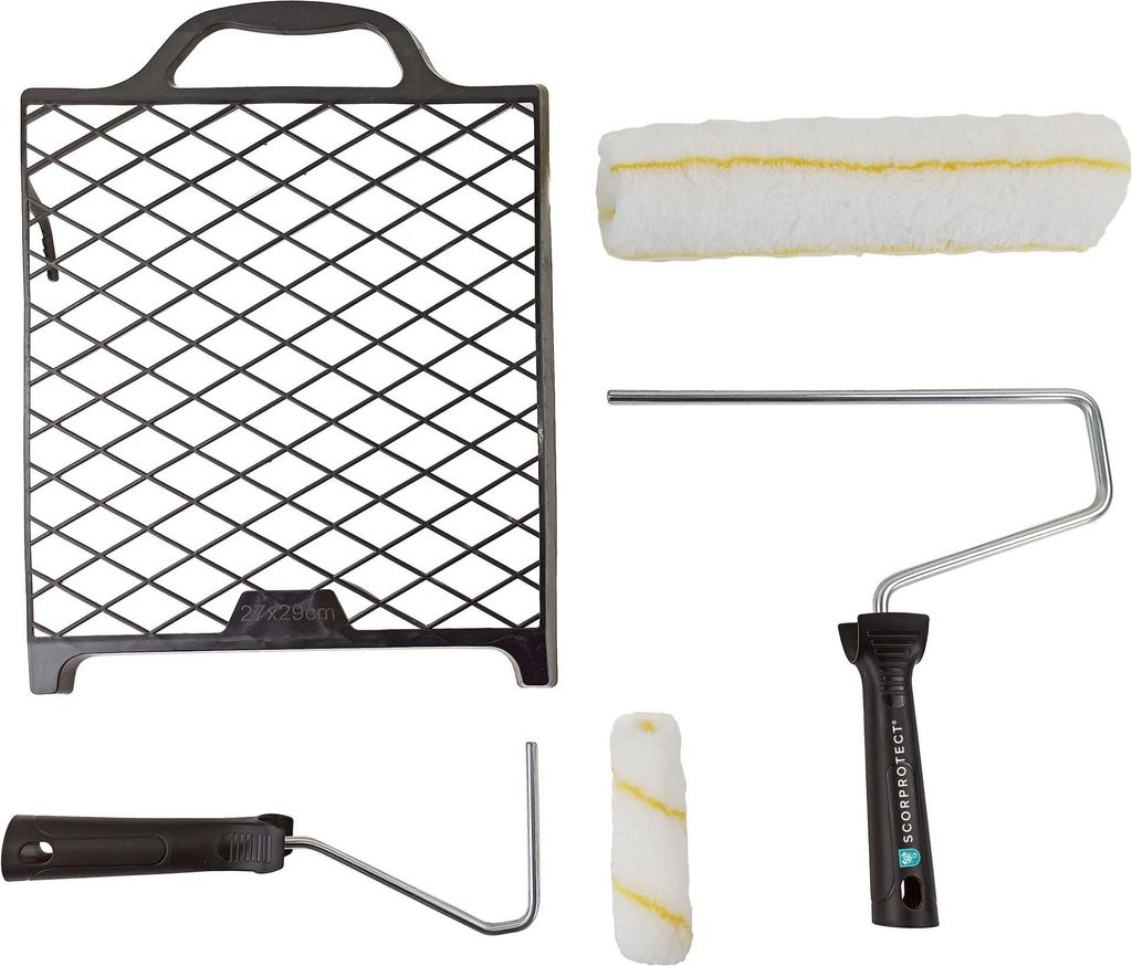 Scorprotect® Streich-Set 5-teilig mit Farbwalze, Bügel und Produktbild 