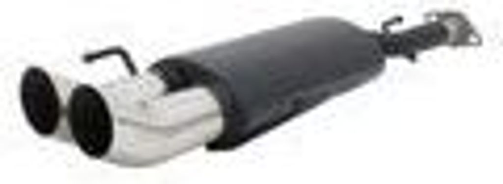 Novus Edelstahl Sportendschalldämpfer für Opel Astra G Fleißheck (G/T98) 2 x 76mm DTM