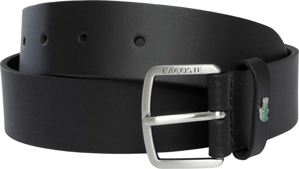 Lacoste Glattledergürtel, Schwarz S Produktbild 